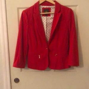 Red jacket